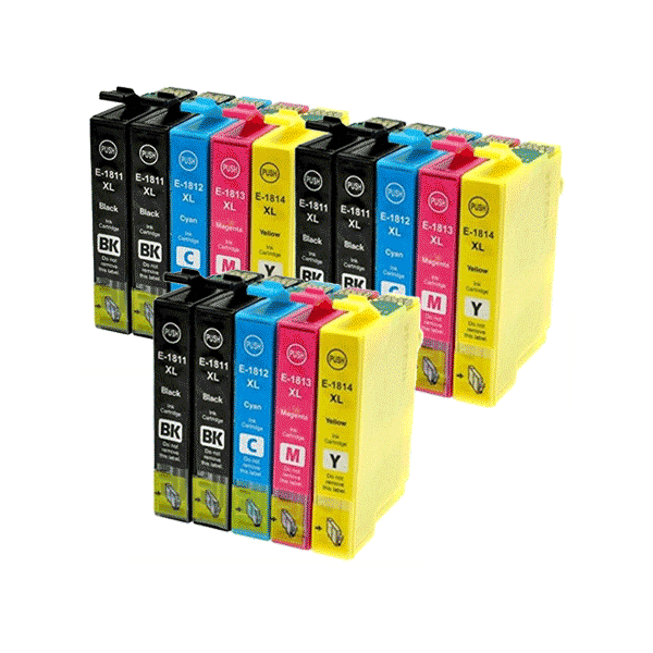 Compatible Epson XP 312, Pack cartouches pour T1816 - 4 couleurs