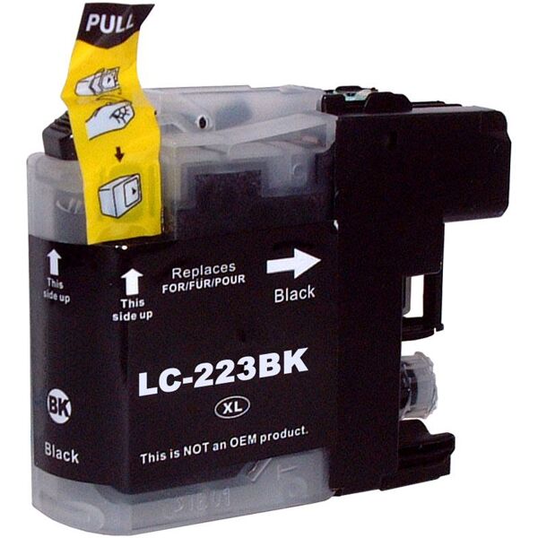 Compatible Brother dcp J562DW, Cartouche d'encre pour LC-223BK - Noir