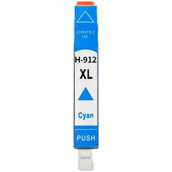 Compatible HP Numero 912 / 912XL, Cartouche d'encre pour 3YL81AE - Cyan