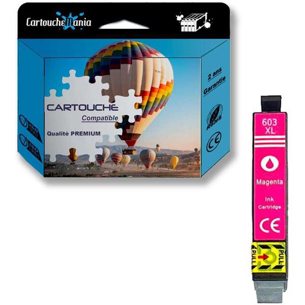 Compatible Epson Expression Home XP-3100, Cartouche d'encre pour C13T03A34010 - Magenta