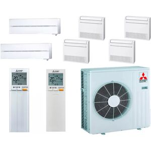 MITSUBISHI ELECTRIC Mitsubishi Sextuple-split MXZ-6F120VF + 2 X MSZ-LN18VGV + 3 X MFZ-KT25VG + MFZ-KT35VG