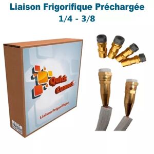 QUICK CONNECT PLUS Liaison Frigorifique Préchargée 1/4-3/8 Quick Connect Plus Pack4