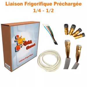 QUICK CONNECT PLUS Liaison Frigorifique Préchargée 1/4-1/2 Quick Connect Plus Pack5