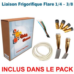 QUICK CONNECT PLUS Liaison Frigorifique Préchargée 1/4-3/8 Quick Connect Plus Pack5