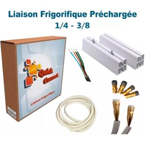 QUICK CONNECT PLUS Liaison Frigorifique Préchargée 1/4-3/8 Quick Connect Plus Pack6