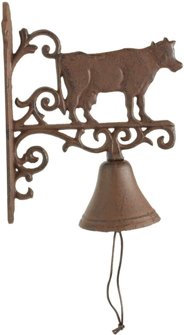 Décoration d'Autrefois Cloche Vache Fonte - Marron Décoration d'Autrefois Cloche Vache Fonte - Marron