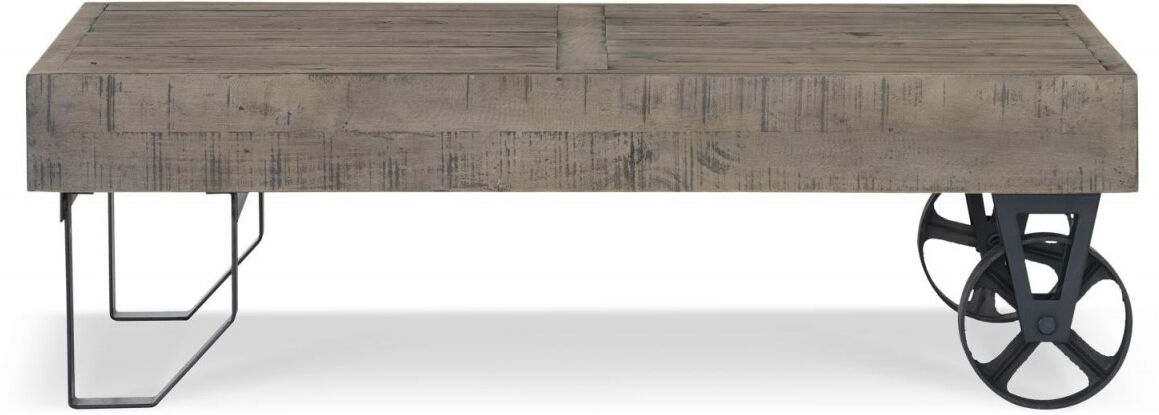 Décoration d'Autrefois Meuble Bas Bois Roulettes 130x75x40cm - Marron Décoration d'Autrefois Meuble Bas Bois Roulettes 130x75x40cm - Marron