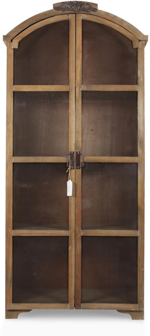 Décoration d'Autrefois Buffet Vaisselier Rangement Bois 84.5x41.5x184cm - Marron Décoration d'Autrefois Buffet Vaisselier Rangement Bois 84.5x41.5x184cm - Marron