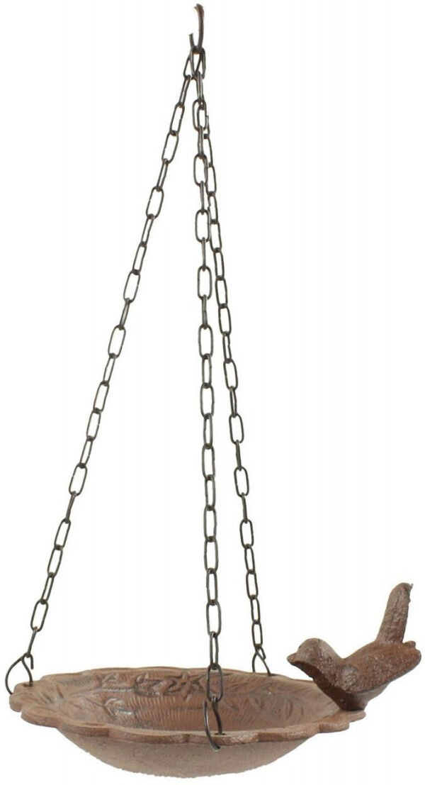 Décoration d'Autrefois Mangeoire Oiseau Suspendu Fonte - Marron Décoration d'Autrefois Mangeoire Oiseau Suspendu Fonte - Marron