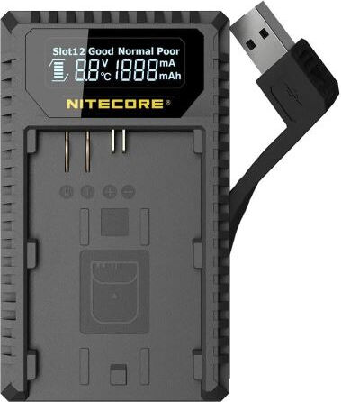 NITECORE Chargeur avec Ecran LCD pour Canon LP-E6 NITECORE Chargeur avec Ecran LCD pour Canon LP-E6