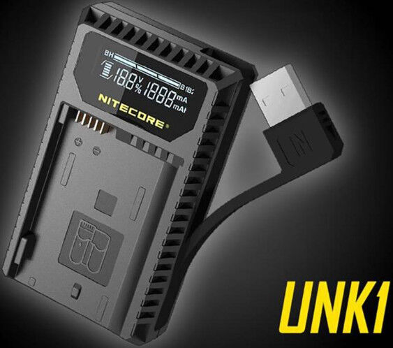 NITECORE Chargeur Double + Ecran LCD pour Nikon EN-EL14/15 NITECORE Chargeur Double + Ecran LCD pour Nikon EN-EL14/15
