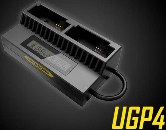 NITECORE Chargeur Double avec Ecran LCD pour GoPro Hero NITECORE Chargeur Double avec Ecran LCD pour GoPro Hero