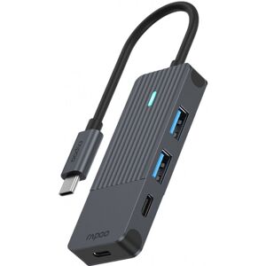 RAPOO Hub USB-C Ports 2x USB-A + 2x USB-C