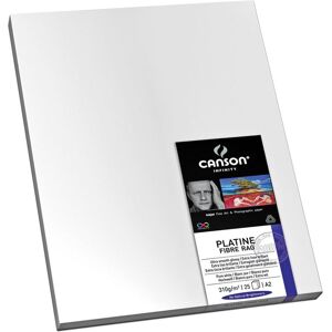 CANSON Papier Photo Infinity Platine Fibre Rag A2 310g 25 Feuilles