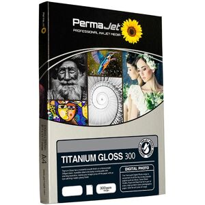 PERMAJET Papier Photo Titanium Gloss Metallic 300g 10x15cm 1