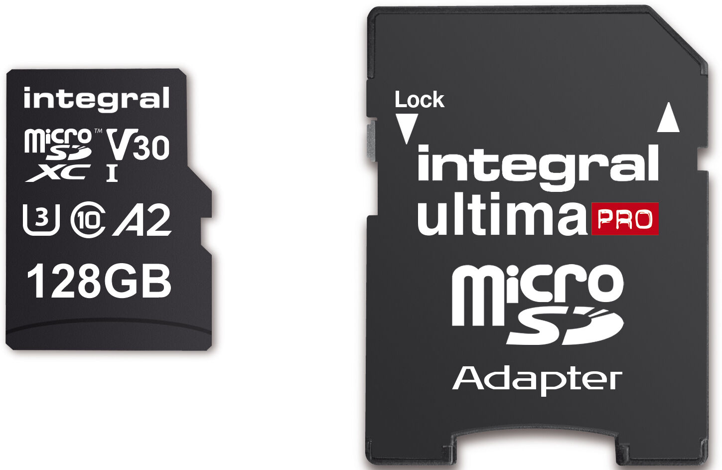INTEGRAL Carte Micro SDXC Ultima Pro 128GB A2 (180/130Mb/s) INTEGRAL Carte Micro SDXC Ultima Pro 128GB A2 (180/130Mb/s)