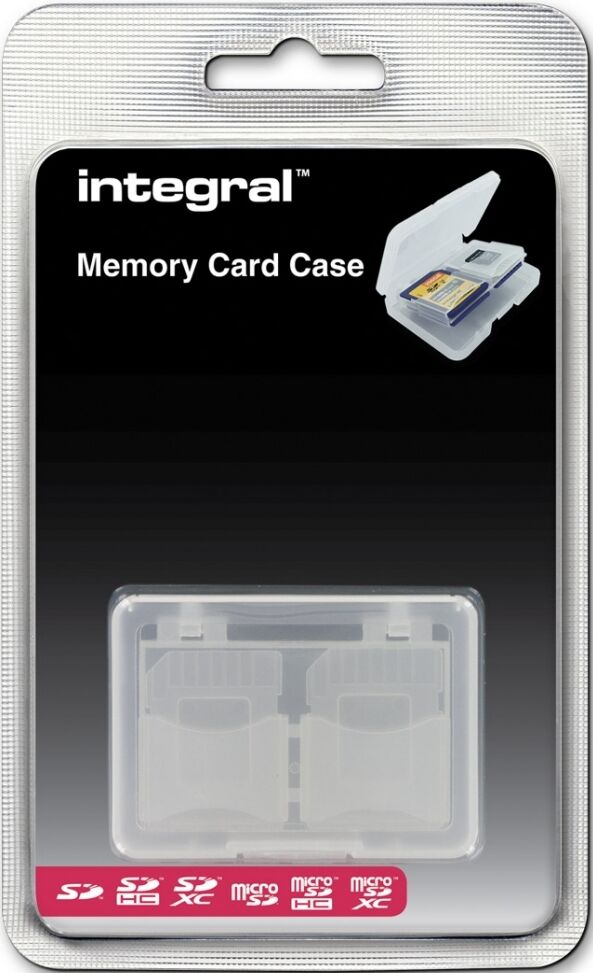 INTEGRAL Boîte de Protection pour Cartes Mémoires INTEGRAL Boîte de Protection pour Cartes Mémoires