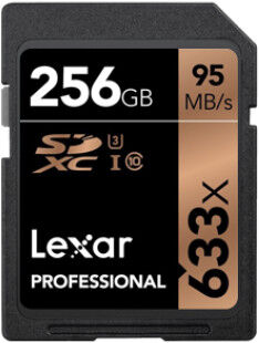 Lexar Carte SDXC 256GB Professional UHS-1 (633x)