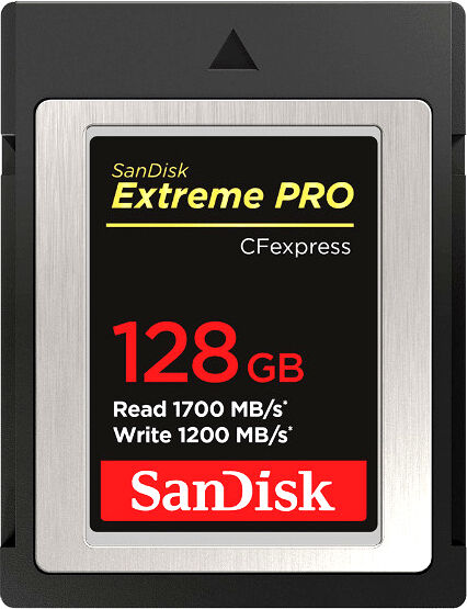 SanDisk Carte CFexpress Extreme Pro 128GB 1700/1200Mb/s (XQD)