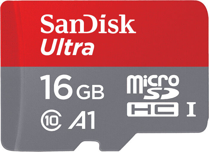SanDisk Carte Micro SDHC Ultra 16GB (98MB/s) (Class 10) + Adapt