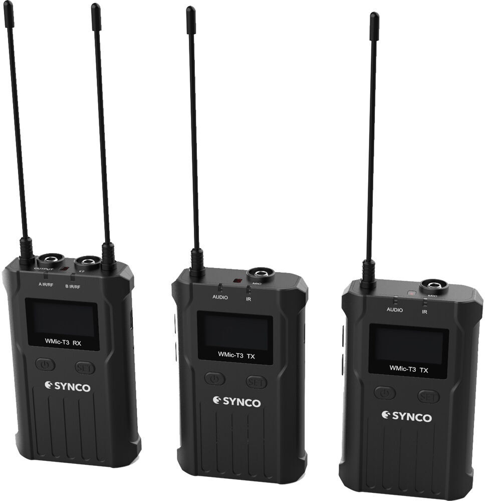 SYNCO Wmic-T3 Système de Microphone sans Fil SYNCO Wmic-T3 Système de Microphone sans Fil