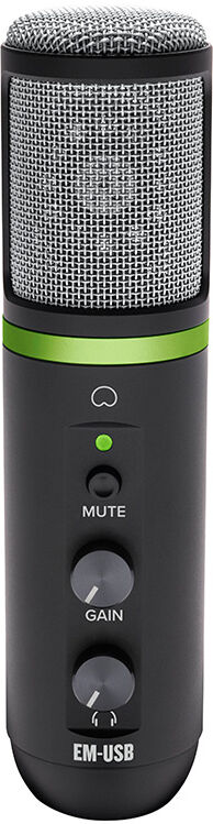 MACKIE Microphone à Condensateur EM-USB Usb MACKIE Microphone à Condensateur EM-USB Usb