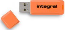INTEGRAL Clé USB 2.0 Neon 32GB Orange INTEGRAL Clé USB 2.0 Neon 32GB Orange