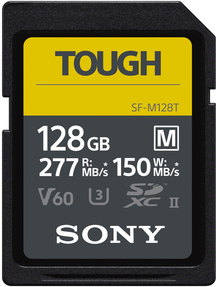 Sony Carte SDXC Tough M 128GB UHS-II R277/W150 Sony Carte SDXC Tough M 128GB UHS-II R277/W150
