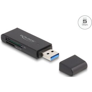 DELOCK Lecteur de Carte USB pour Cartes SD et Micro SD