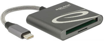 DELOCK Lecteur de Carte USB-C pour Compact Flash ou Micro SD DELOCK Lecteur de Carte USB-C pour Compact Flash ou Micro SD