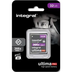 INTEGRAL Carte Compact Flash 32GB UDMA-7 366X VPG-20