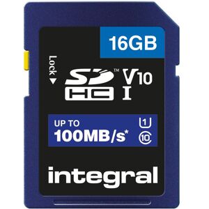 INTEGRAL Carte SDHC Ultima Pro U1 16GB (100MB/s) (Class 10)