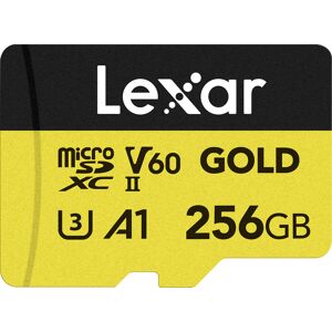 Lexar Carte Micro SDXC Gold Series UHS-II 256GB V60