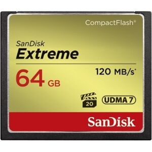 SanDisk Carte Compact Flash Extreme 64GB (120/85MB/s)