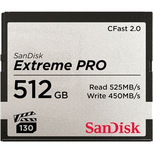 SanDisk Carte Memoire CFAST 2.0 Extreme Pro 512GB VPG 130