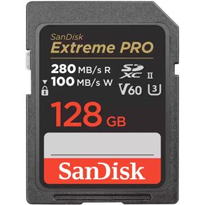 SanDisk Carte SDXC Extreme Pro UHS-II 128GB (280MB/s)