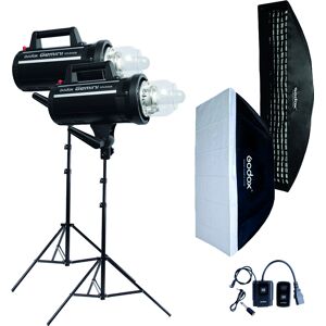 GODOX Kit Complet de Studio avec 2 Flash GS400II