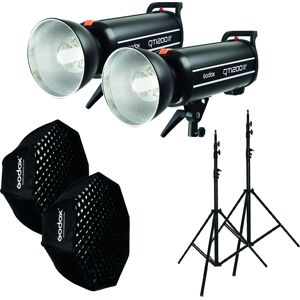 GODOX Kit Complet de Studio avec 2 Flash QT1200II