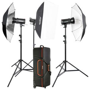 GODOX Kit Complet de Studio avec 3 Flash SK300II