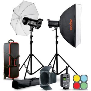 GODOX QT400IIM-C Kit de Flash de Studio 400Ws Monture Bowens avec Acc