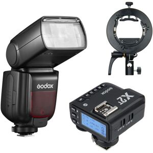 GODOX Kit Flash TT685 II Fuji avec Emetteur X2 et Support S2 Bowens