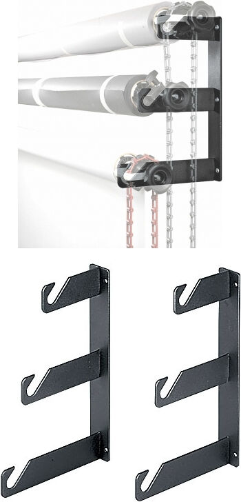 Manfrotto 045 Crochets Triples (la Paire) Manfrotto 045 Crochets Triples (la Paire)