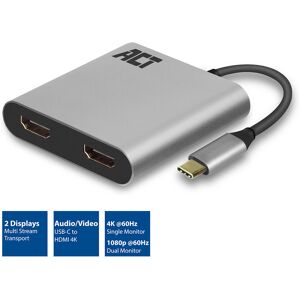 ACT Adaptateur USB-C Vers Double Sortie HDMI