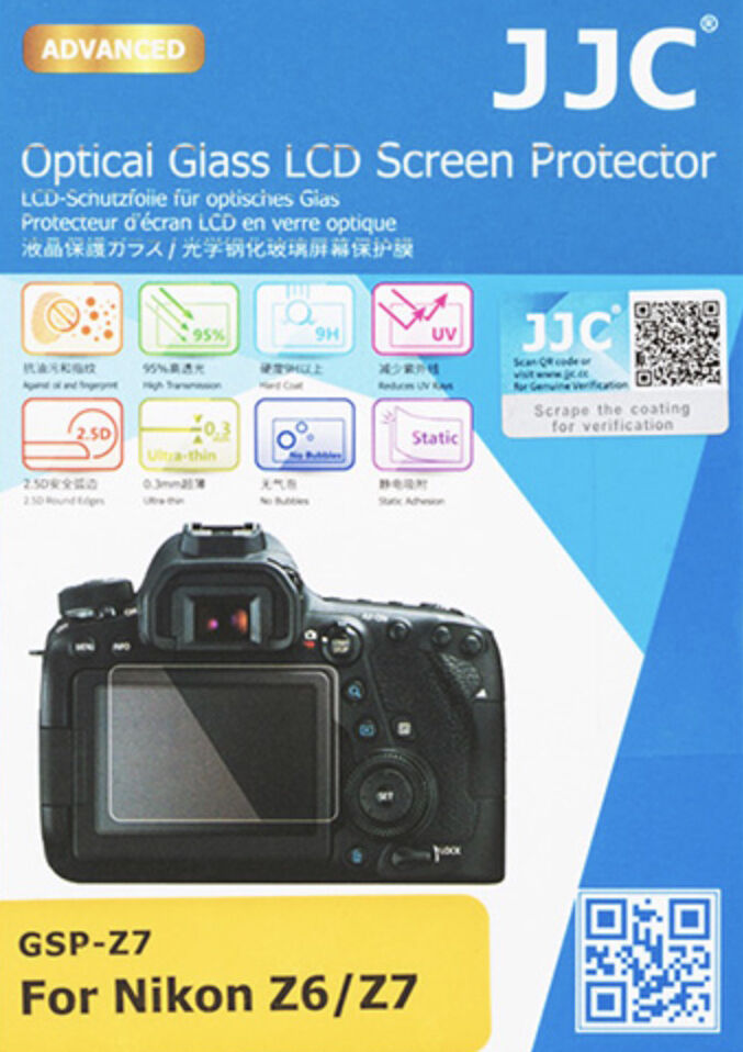 JJC Protège Ecran LCD GSP-Z7 pour Nikon Z5 / Z6 / Z7II