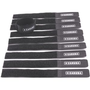 CARUBA Collier d'Attache avec Velcro Noir (10 pieces) FX-1Z