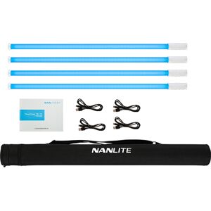 NANLITE Kit de 4 Pavotube T8 7X avec Sac de Transport