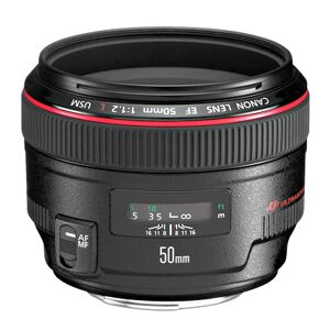 Canon 50mm EF f/1.2 L USM (Livre avec Pare-soleil)