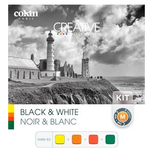 Cokin Kit Filtres Noir et Blanc (001-002-003-004) Serie P