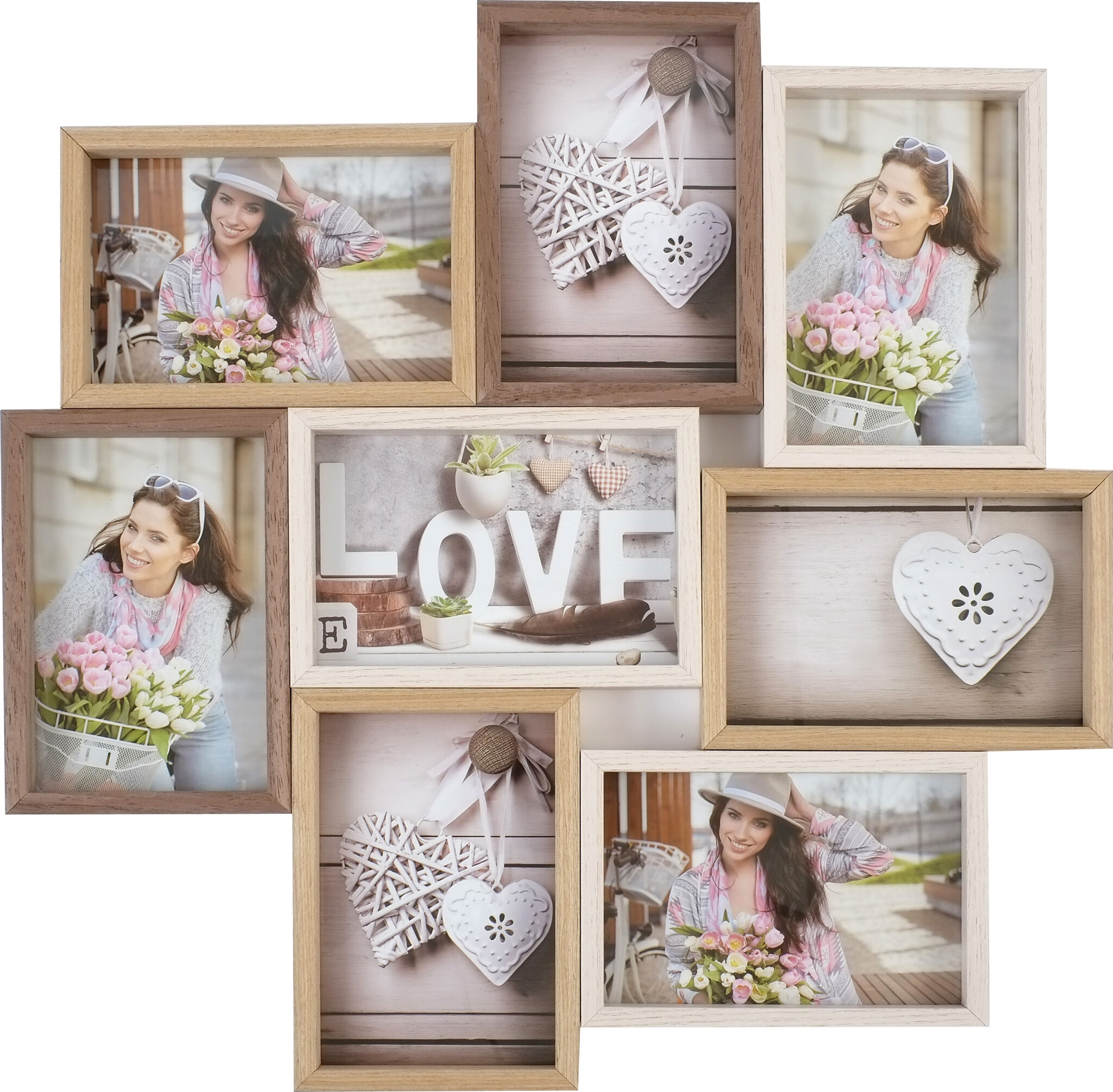 Fujifilm Cadre Montreaux 10x15cm 8 Photos Bois Fujifilm Cadre Montreaux 10x15cm 8 Photos Bois