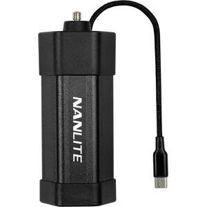 NANLITE Porte-Batterie avec USB-C (NP-F550) pour Pavotube II 6C